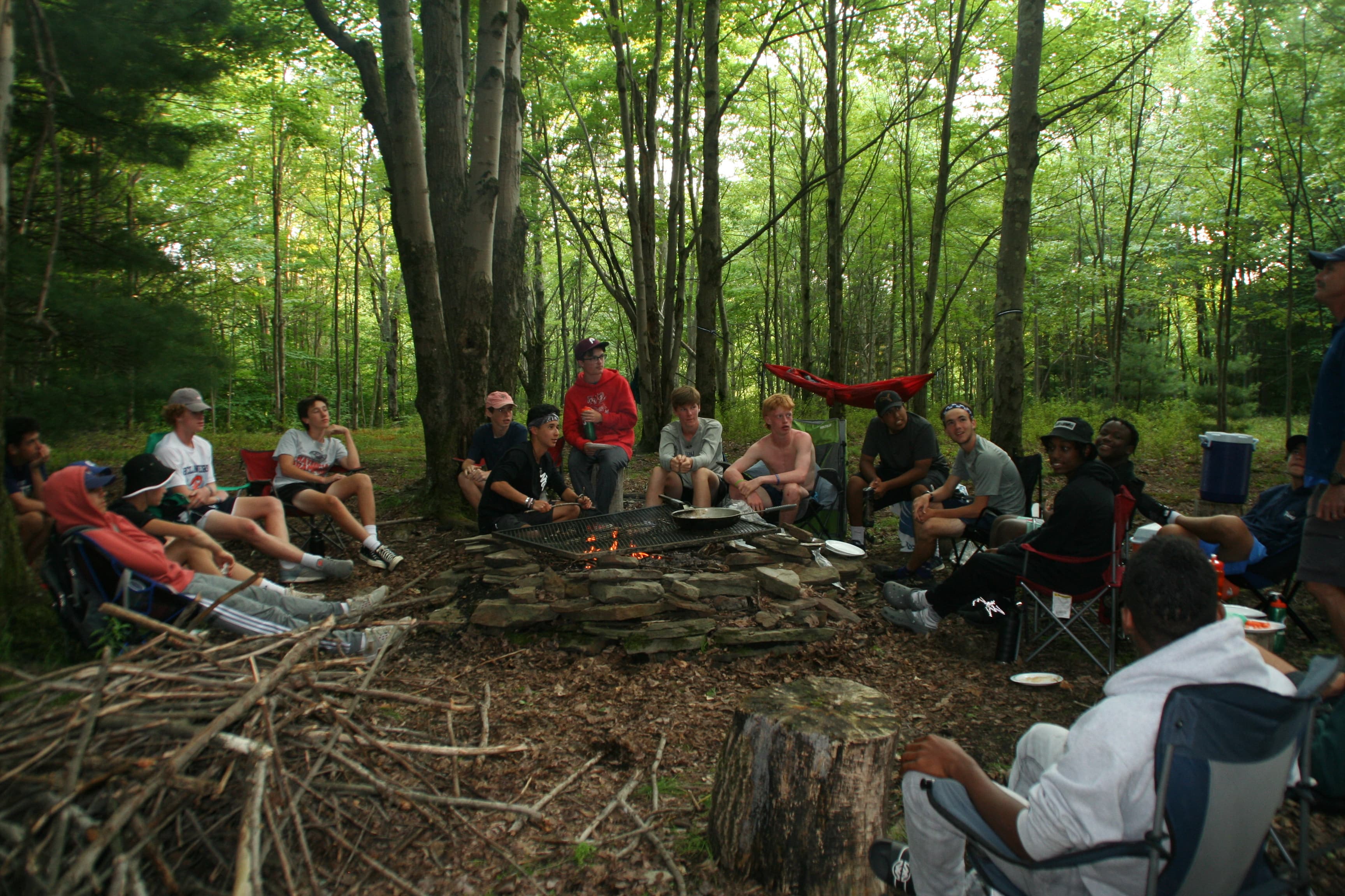 Adventure activities at Camp Susquehannock