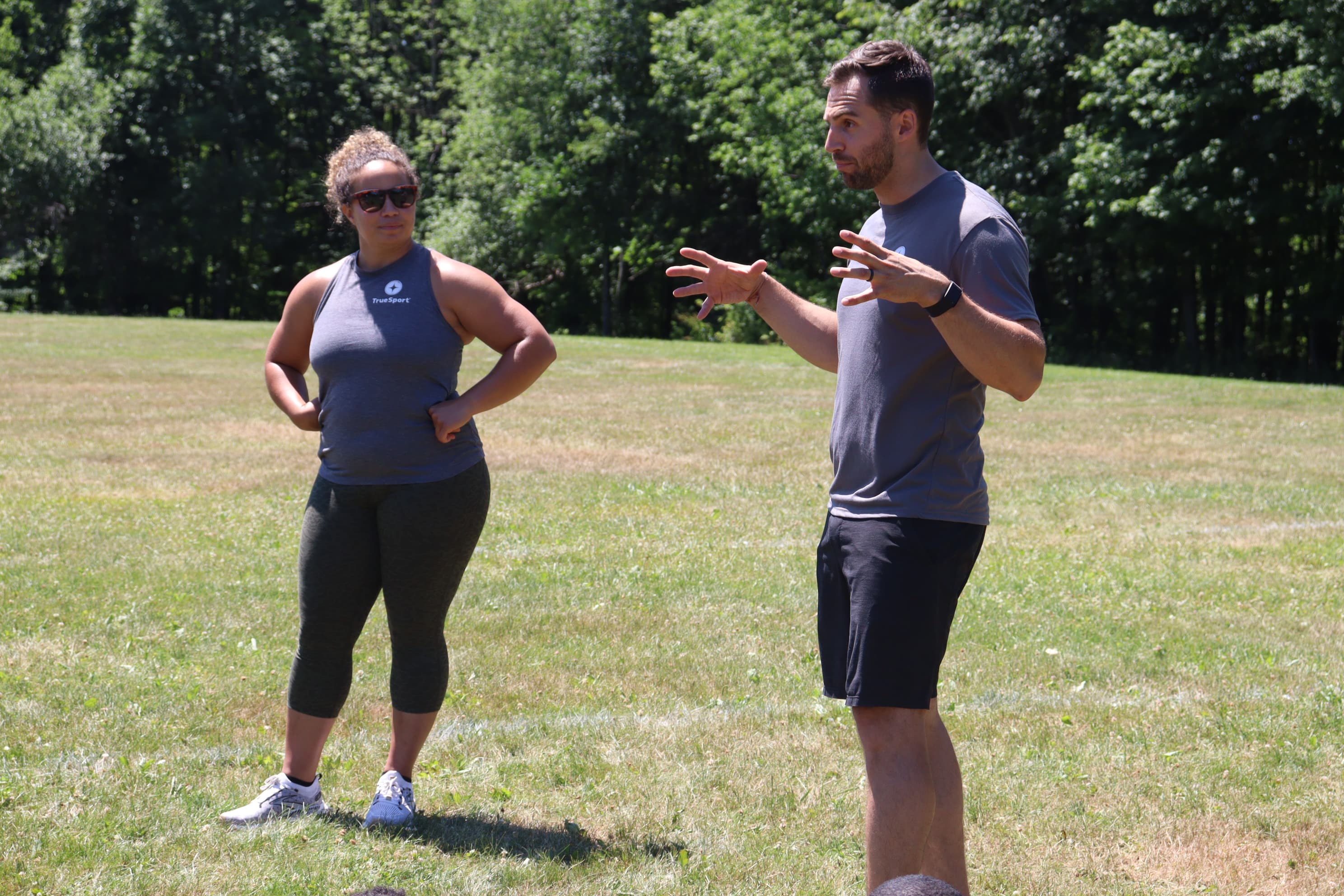 Guest coaching at Camp Susquehannock