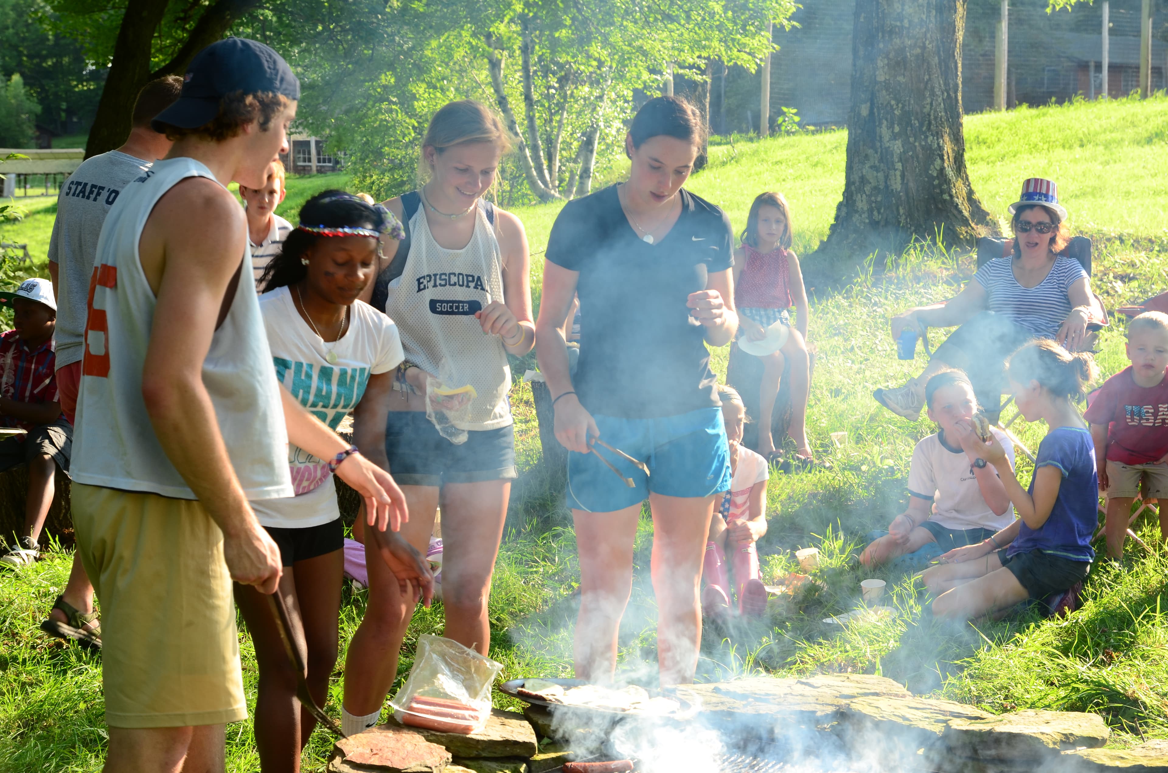 Fresh food at Camp Susquehannock