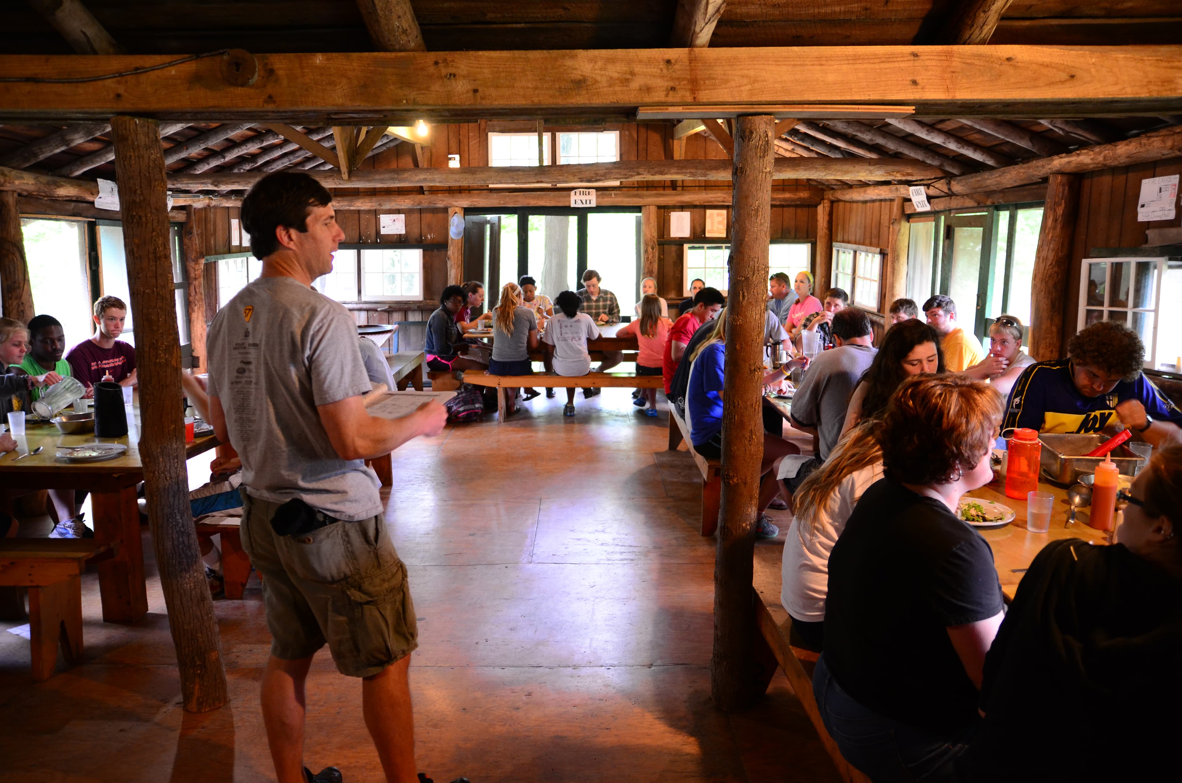 Dining at Camp Susquehannock