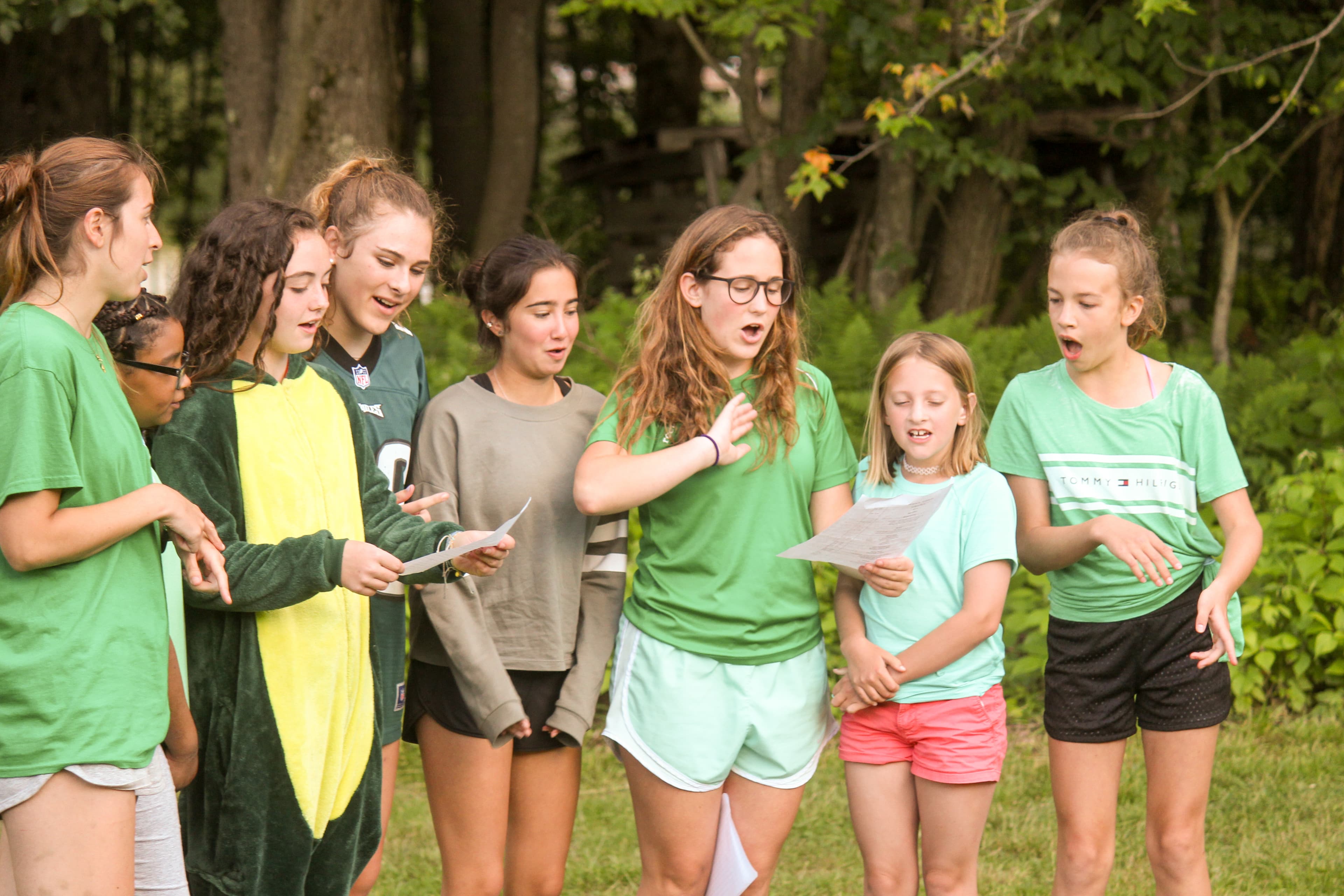 Dance, drama and singing at Camp Susquehannock