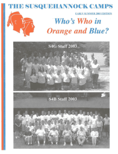 2003 Who's Who Newsletter Cover