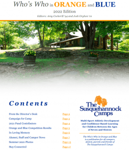 2022 Who's Who Newsletter Cover