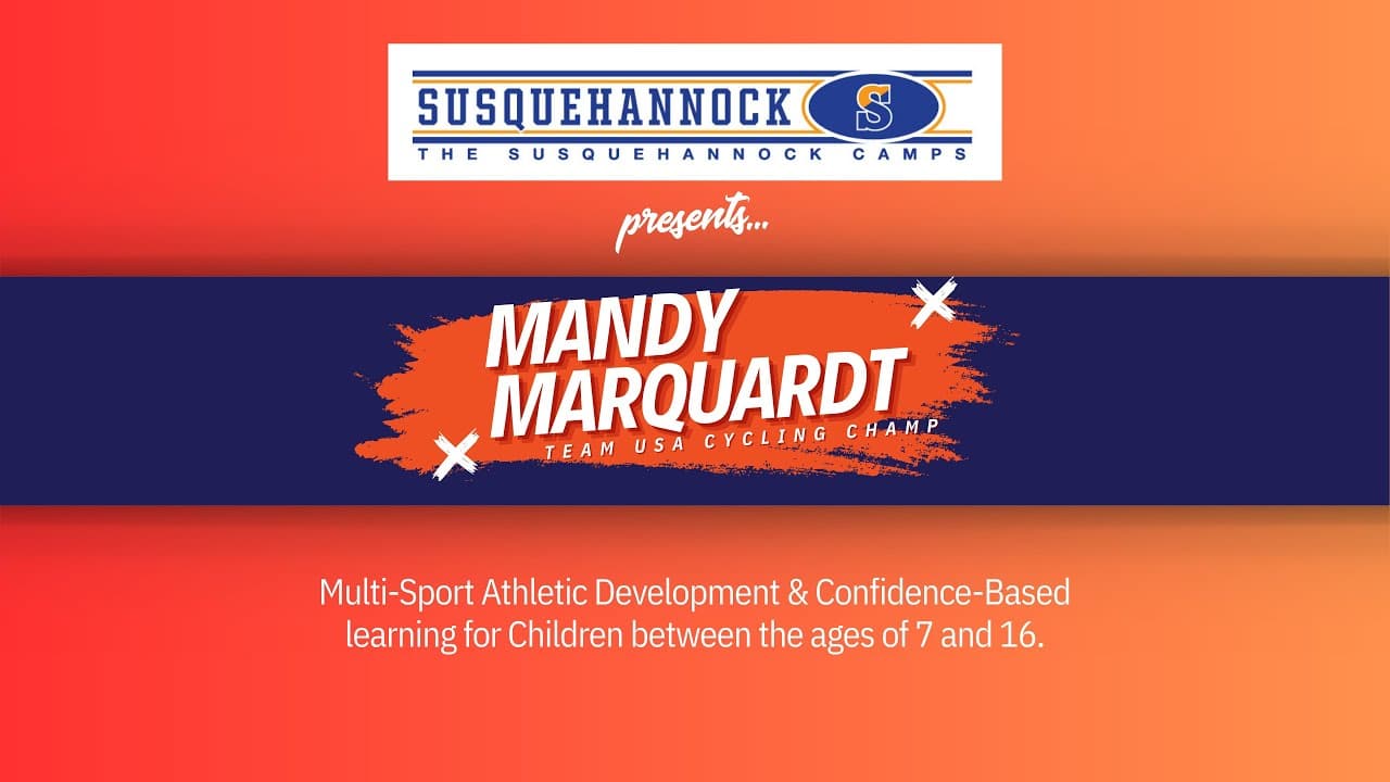 Team USA Cycling Champion, Mandy Marquardt, visits Camp Susquehannock!